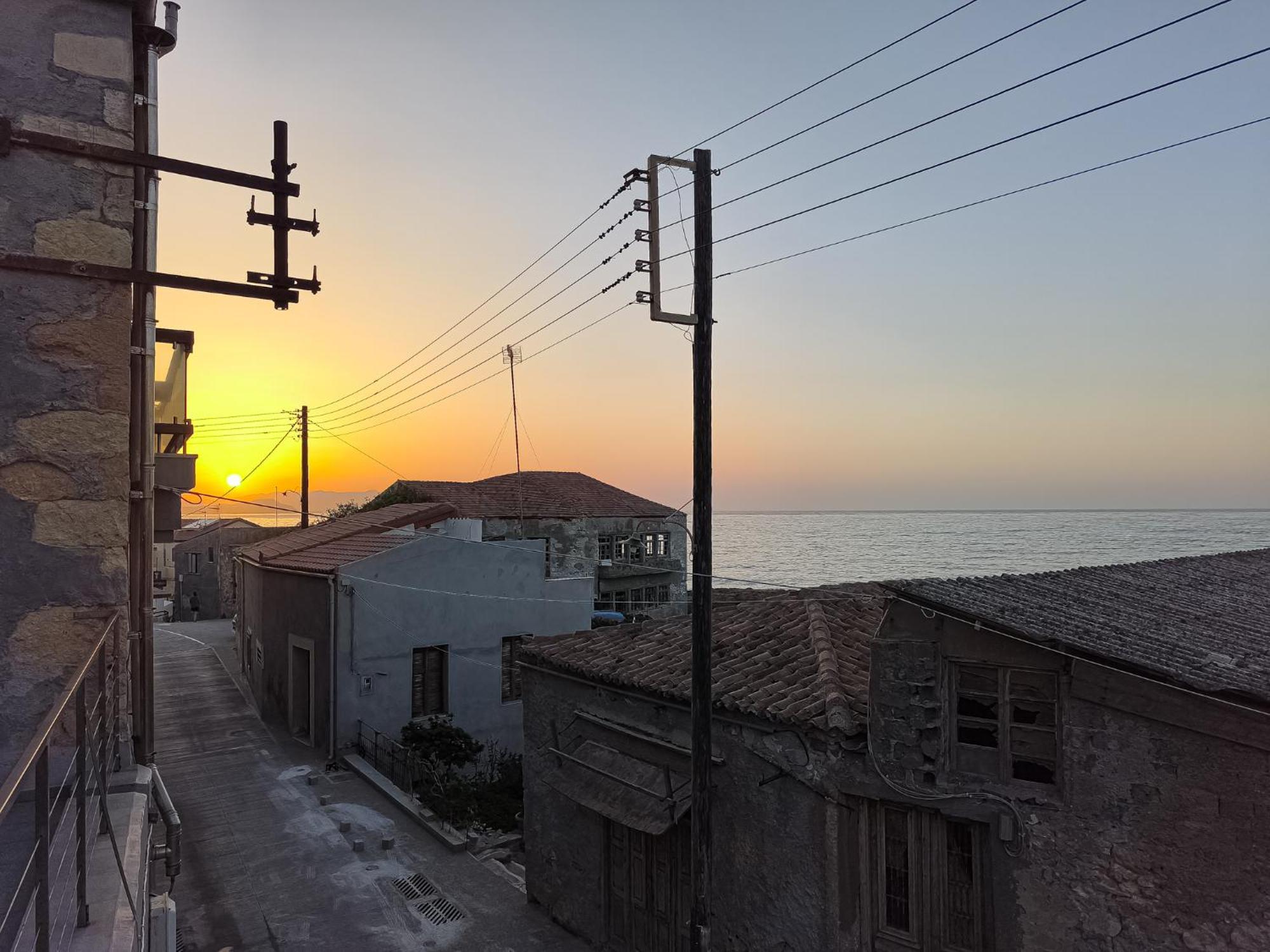 Charming Old Tannery House With Spacious Veranda And Stunning Sea View! Chania  Exterior foto
