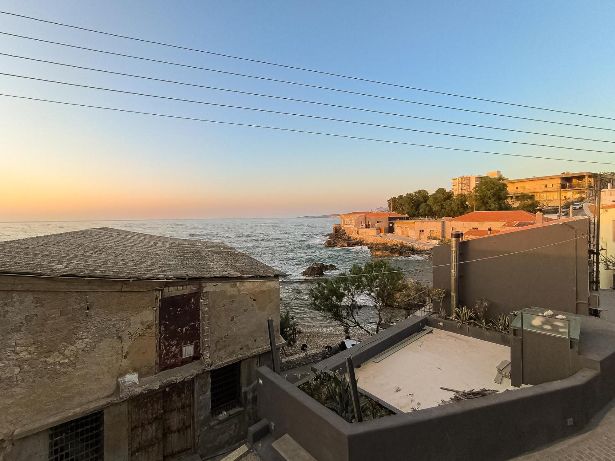 Charming Old Tannery House With Spacious Veranda And Stunning Sea View! Chania  Exterior foto