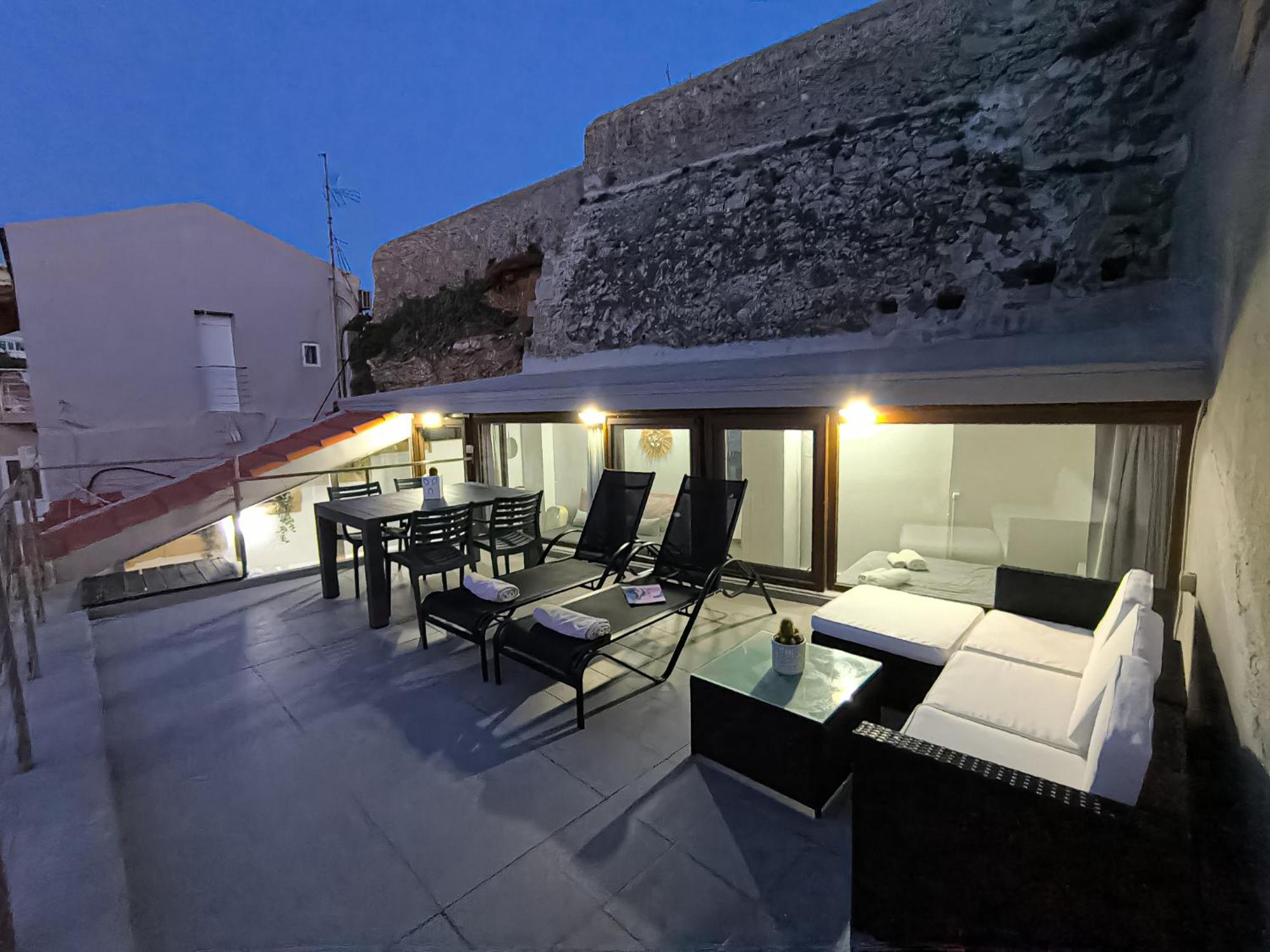 Charming Old Tannery House With Spacious Veranda And Stunning Sea View! Chania  Exterior foto