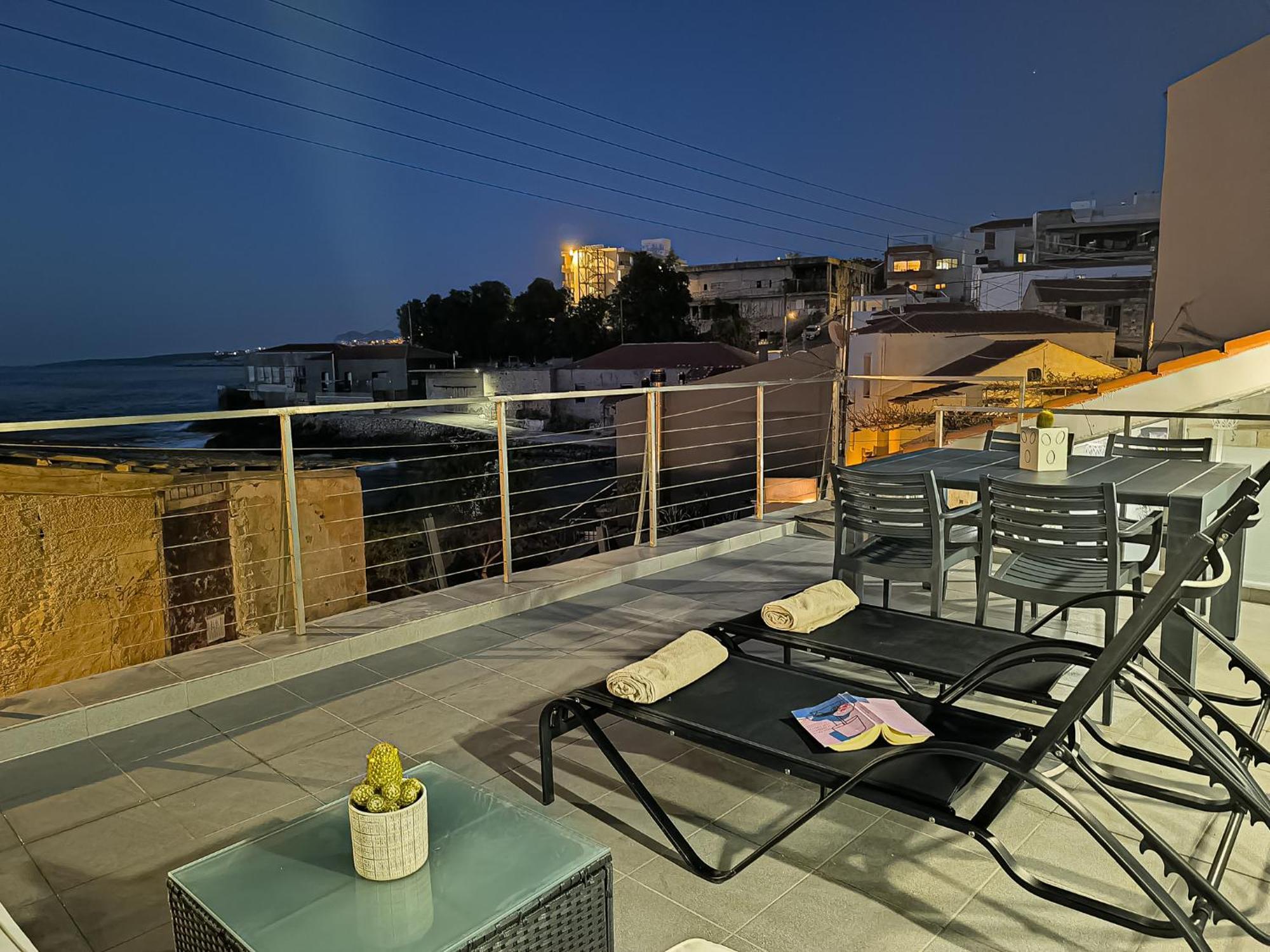Charming Old Tannery House With Spacious Veranda And Stunning Sea View! Chania  Exterior foto