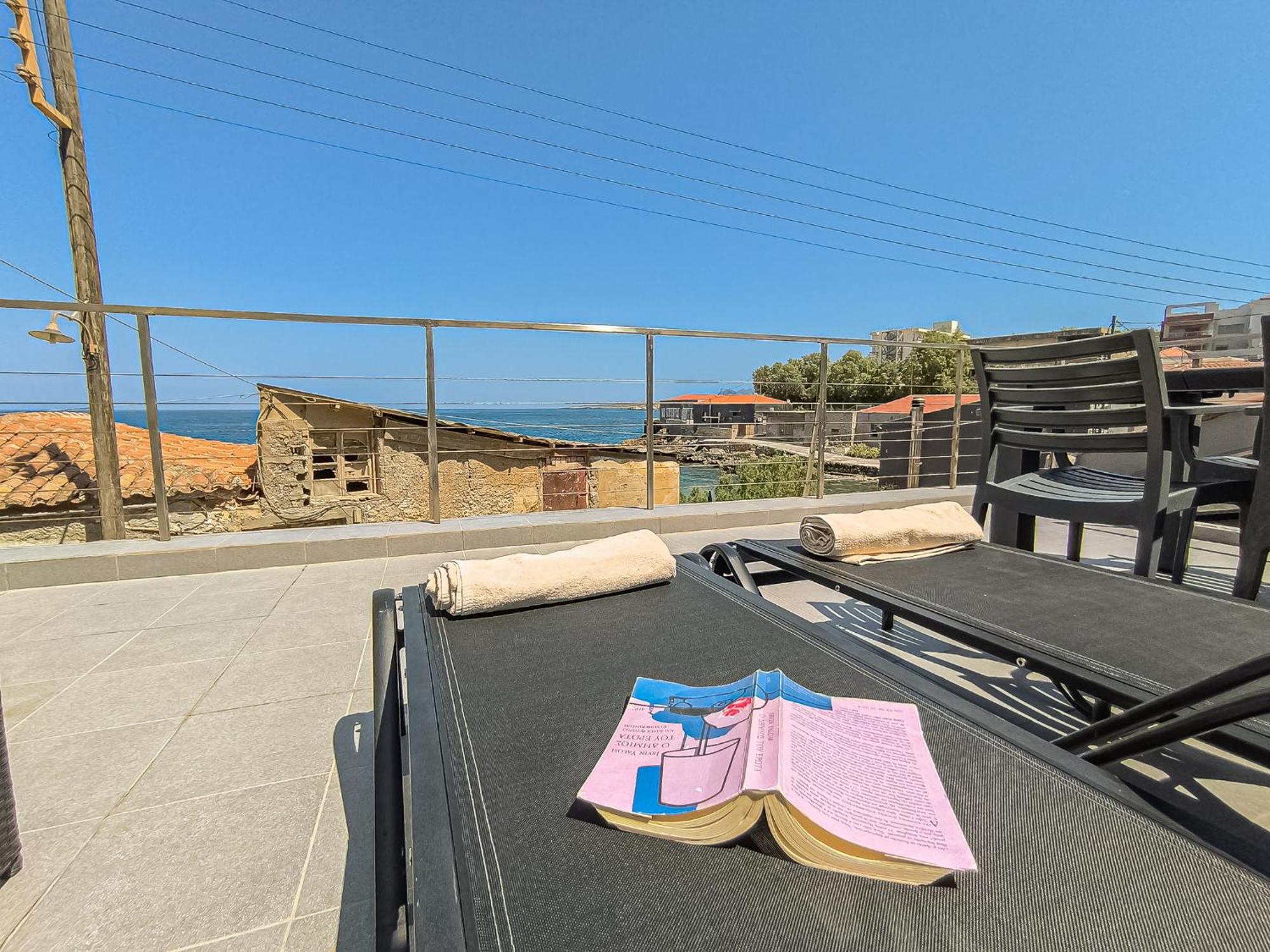 Charming Old Tannery House With Spacious Veranda And Stunning Sea View! Chania  Exterior foto