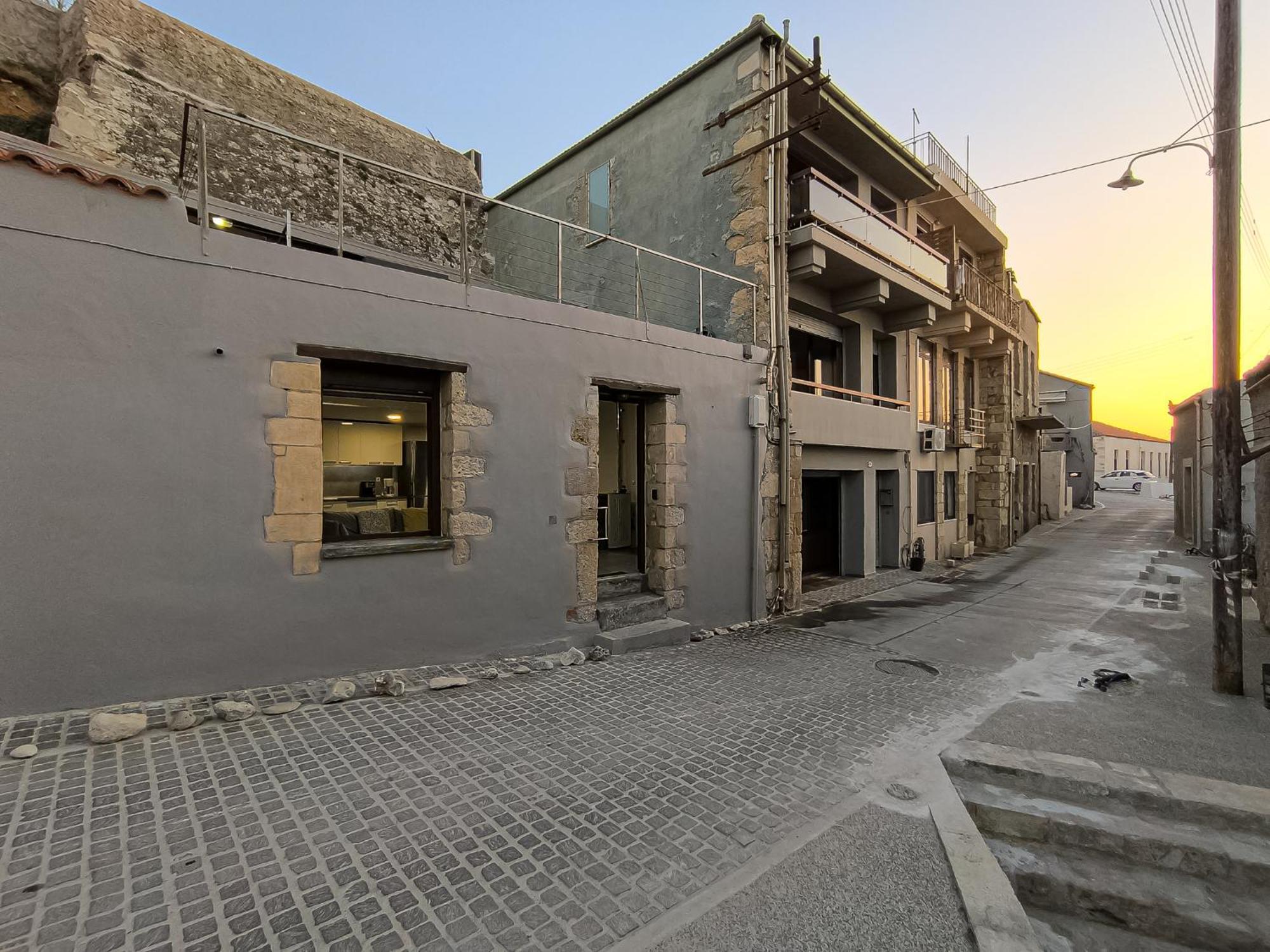 Charming Old Tannery House With Spacious Veranda And Stunning Sea View! Chania  Exterior foto