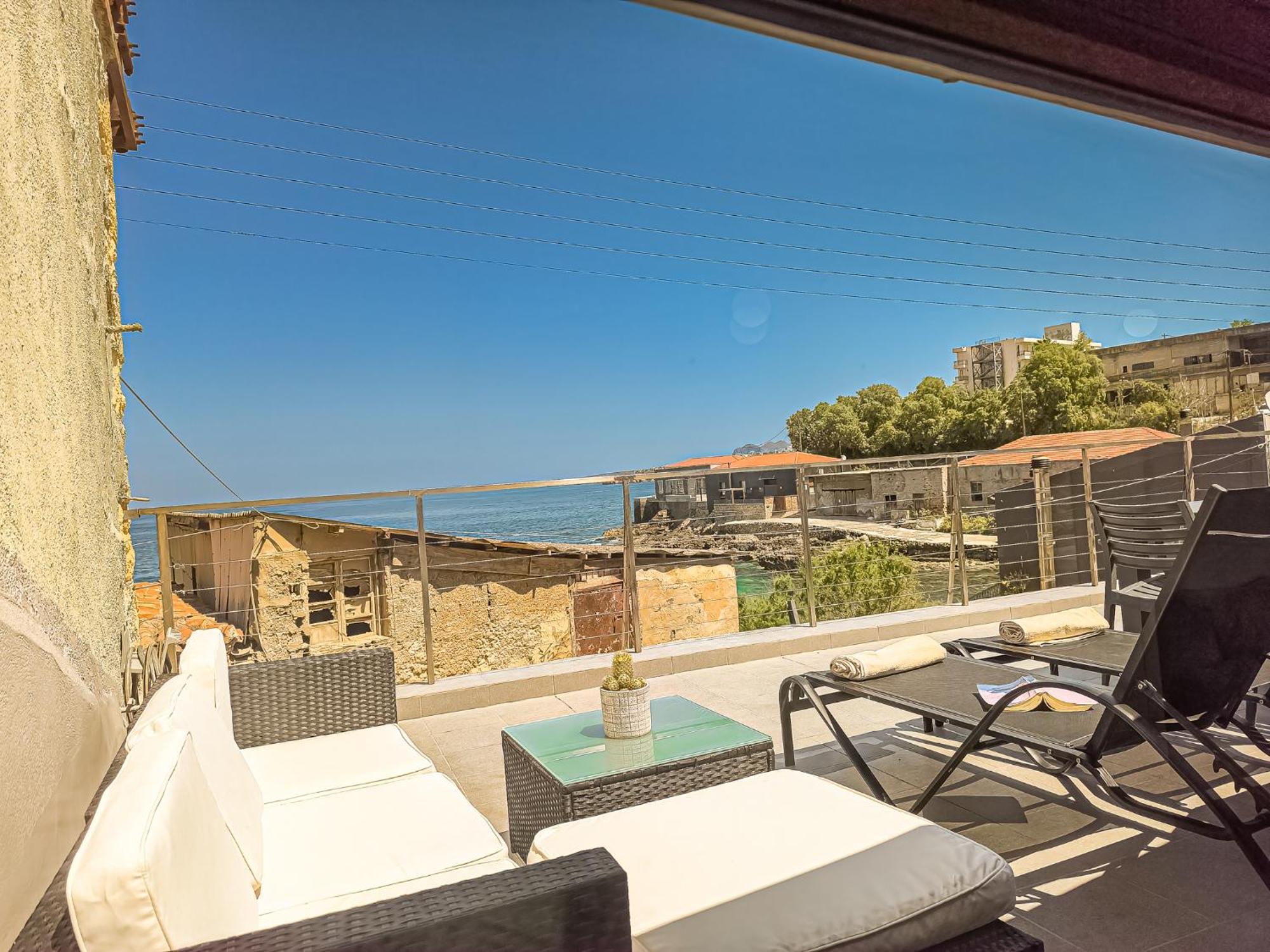 Charming Old Tannery House With Spacious Veranda And Stunning Sea View! Chania  Exterior foto