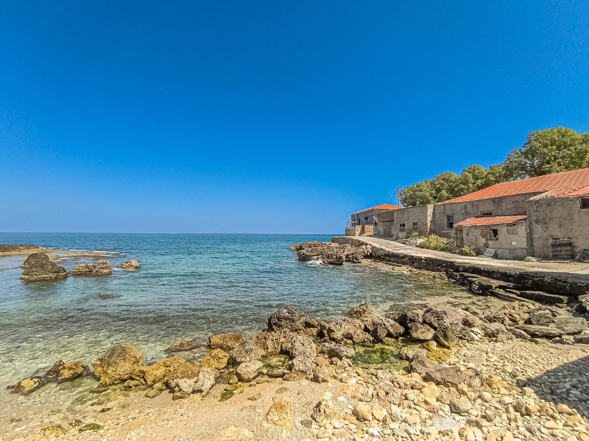Charming Old Tannery House With Spacious Veranda And Stunning Sea View! Chania  Exterior foto