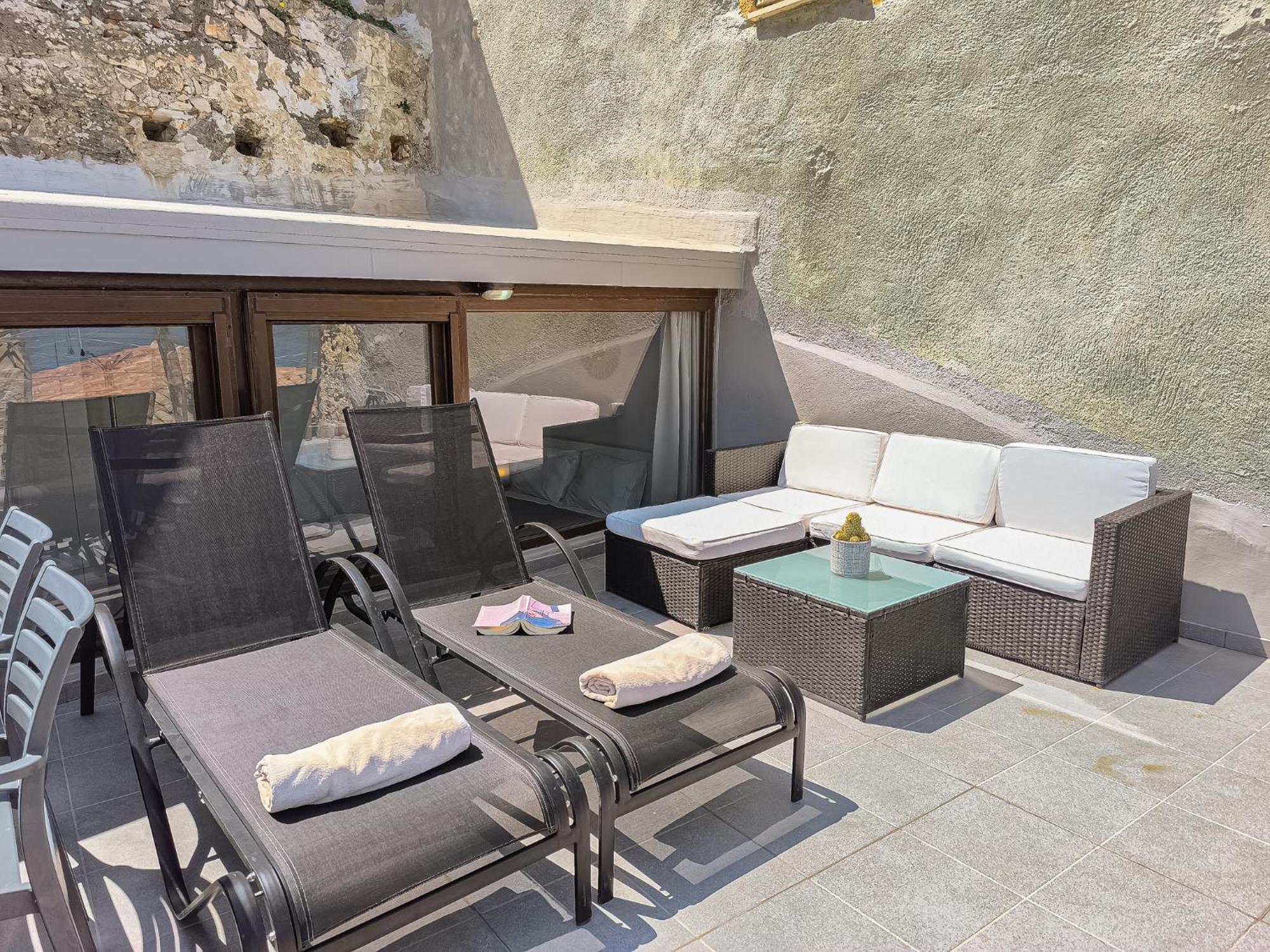 Charming Old Tannery House With Spacious Veranda And Stunning Sea View! Chania  Exterior foto