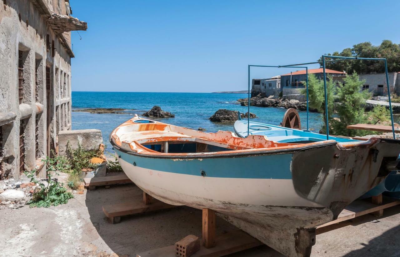 Charming Old Tannery House With Spacious Veranda And Stunning Sea View! Chania  Exterior foto